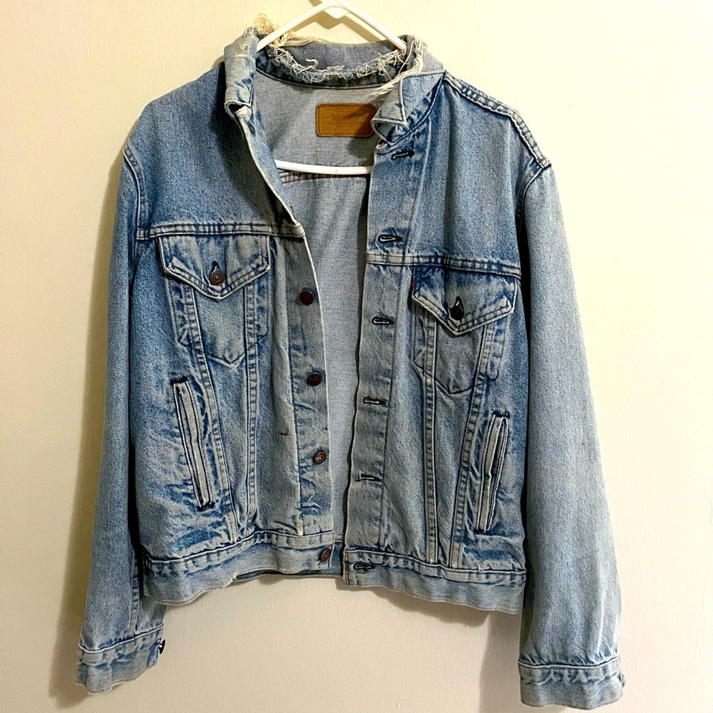 Vintage Destressed Levi Jacket